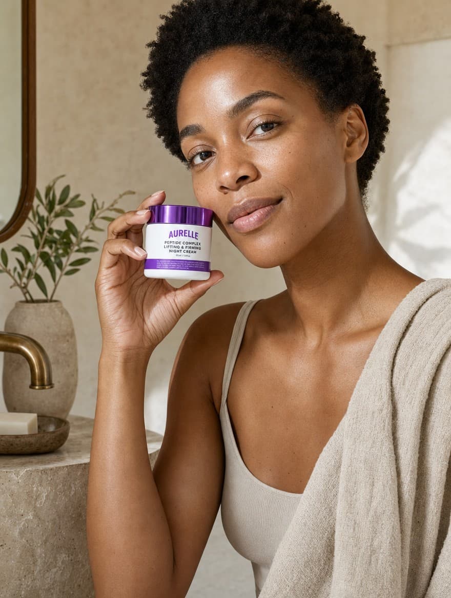 The peptide night cream